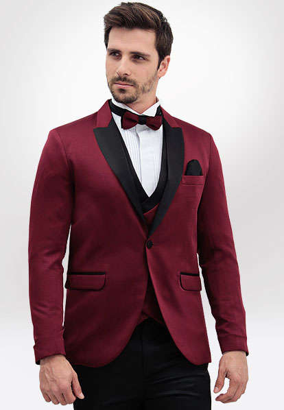 Terno para noivo cor marsala sales