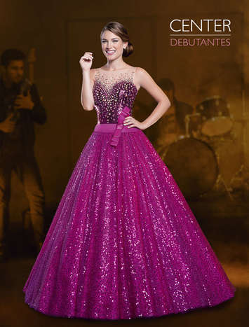 Vestido de Debutante Rosa Pink